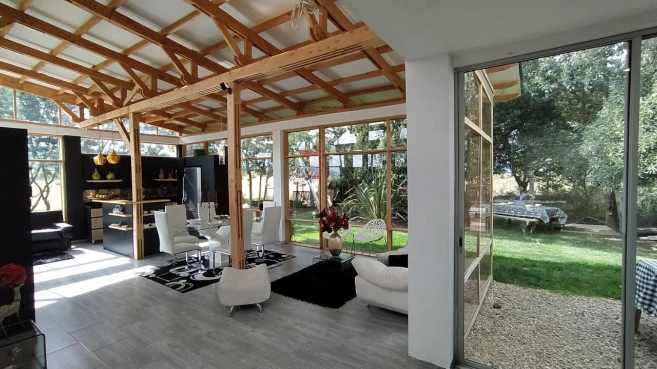 Вилла Amonita Casa Campestre, Via Tunja Paipa Экстерьер фото